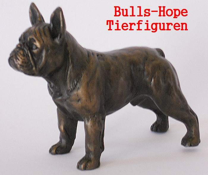 Französische Bulldogge , French Bulldog , Cold Cast Bronze